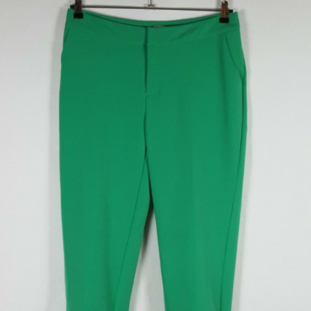 A New Day Sz 10 Ankle Pants Women Flat Front